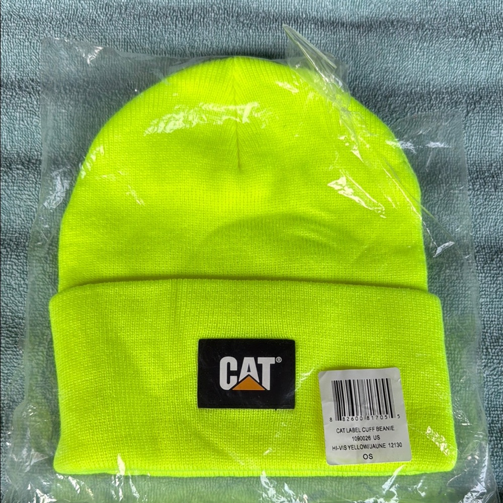 Kids Hi-Vis Yellow Beanie